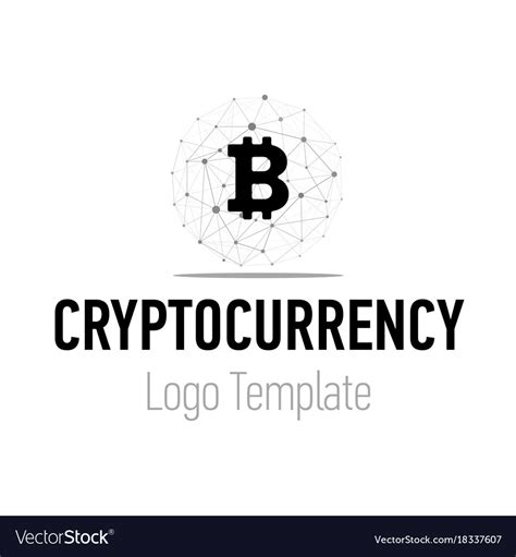 Crypto Currency Or Bitcoin Logo Design Modern Vector Image