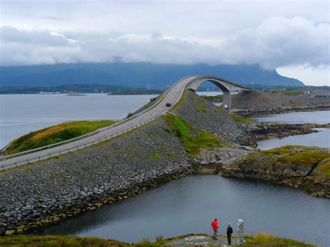 Atlantikstraße In Norwegen Foto And Bild Architektur Straßen And Brücken