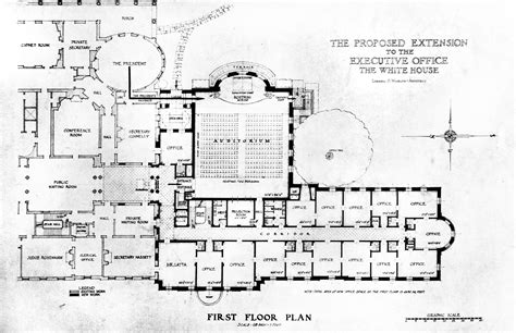 File white house west wing floorplan1 svg wikimedia commons. Truman Plan Expansion West Wing Library - Home Plans & Blueprints | #1792