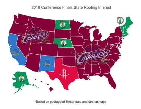 Nba Fans Across Us Rooting For Cavs To Beat Celtics According To This