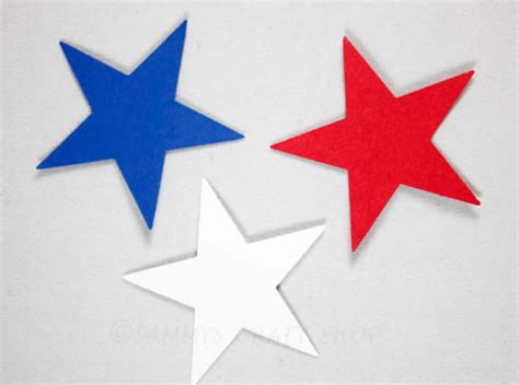 Red White And Blue Star Confetti Fourth Of July Die Cut Party Etsy