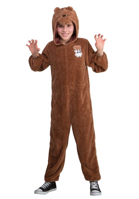 We bare bears is a comedy about three bear siblings named grizzly, panda and ice bear. Grizz Bear We Bare Bears Child Costume