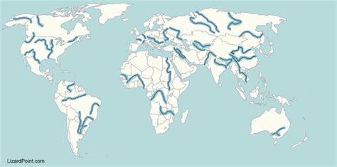 Blank Map Of The World With Rivers