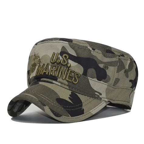 2019 United States Us Marines Corps Cap Hat Usmc Camouflage Flat Top