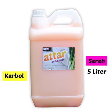Karbol Sereh Wangi ATTAR 5 Liter - Pembersih Lantai Sereh | Shopee