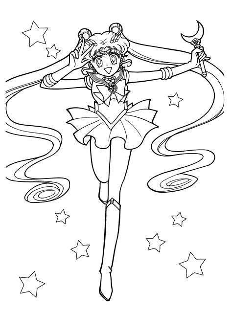Coloring Page Sailormoon Coloring Pages 28 Moon Coloring Pages