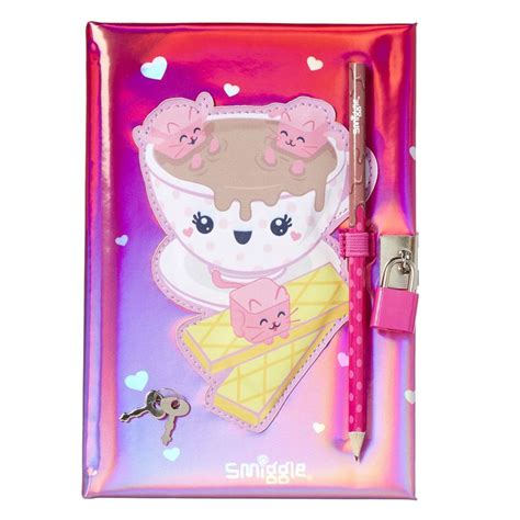 Dual Flavour A5 Lockable Notebook Smiggle Kids Stationery Kids