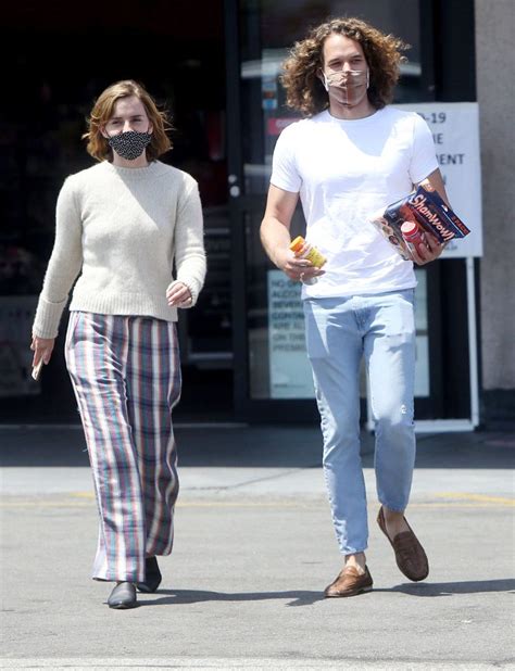 Emma Watson Steps Out With Boyfriend Leo Robinton In L A
