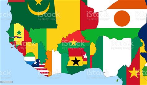 Zentrum Der Karte Von Burkina Faso Vektorkarten Die Burkina Faso Und