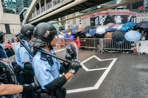 Hong Kong Police Fire Tear Gas Rubber Bullets At Protesters Politico