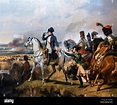 Napoleon Bonaparte in der Schlacht von Wagram am 6. Juli 1809 von ...