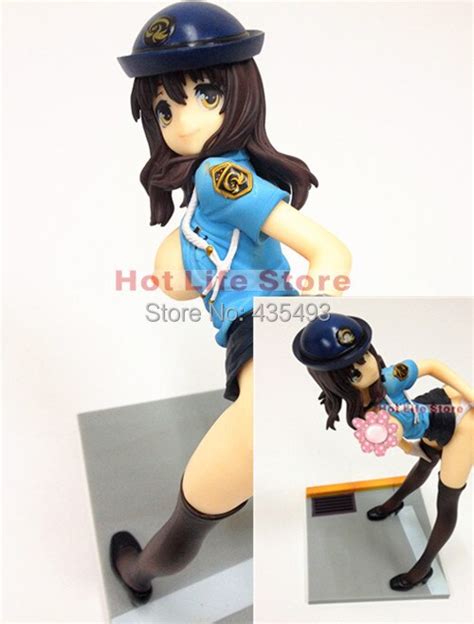 Sexy Sexual Police Anime Uniform Girl 17 Pvc Figure16cm In Action