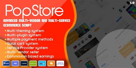 Download PopStore - Multi-vendor and service eCommerce CMS | Free Codester
