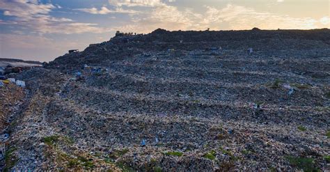 Mountain Of Landfill During Dawn · Free Stock Photo