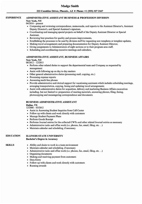 They handle a range of activities and are engaged the job description of administrative assistant varies as per the size of the organization. Admin assistant Job Description Resume Unique Business ...
