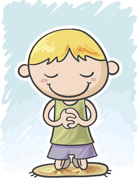 Boy Praying Illustrations Royalty Free Vector Graphics And Clip Art Istock