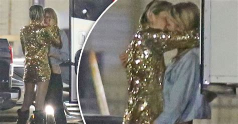 Miley Cyrus Passionately Kisses Model Stella Maxwell As Pair Filmed In Very Intimate Clinch In