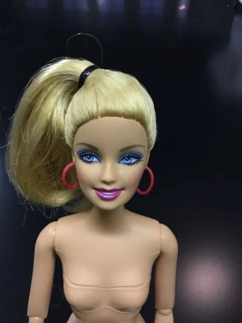 BARBIE FASHIONISTAS CUTIE Doll Articulated Jointed Ponytail Nude