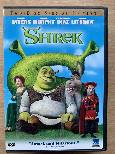 Shrek 2001 Olriginal Dreamworks Animated Classic 2 Disc Us R1 Dvd Ebay