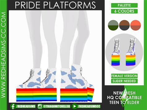 Pride Platforms Redheadsims Cc Sims Sims 4 Challenges Sims 4