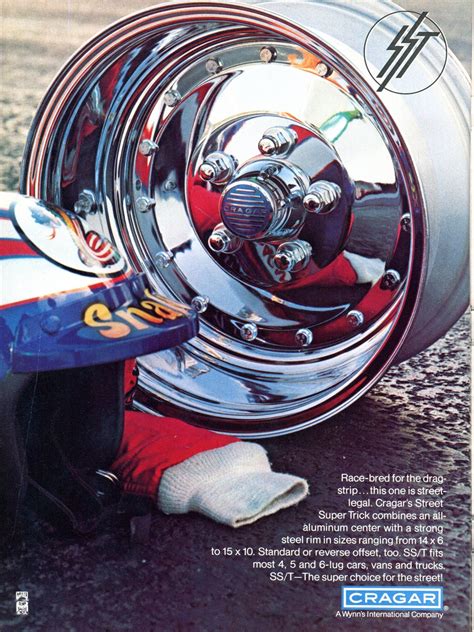 1978 Cragar Wheel Advertisement Hot Rod July 1978 Vintage Ads