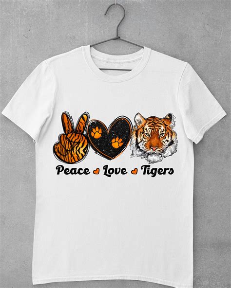 Peace Love Tigers Png Sublimation Design Peace Love Tigers Etsy Uk