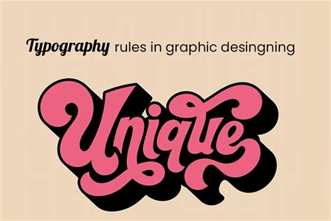 Typography Rules In Graphic Design