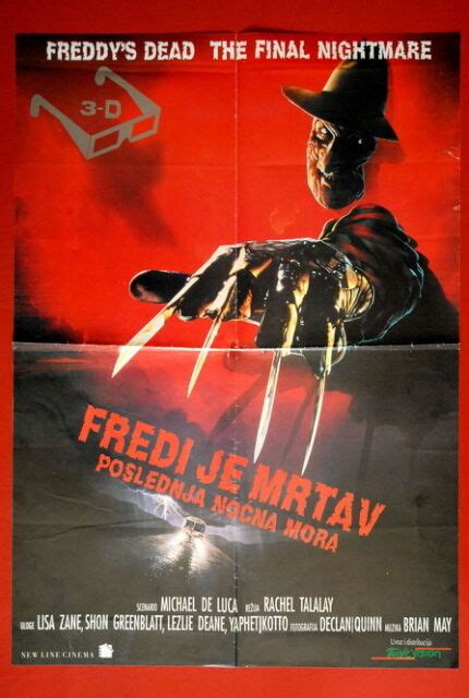 Nightmare On Elm Stfreddys Dead Diff Yug Movie Poster Ebay