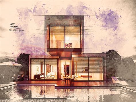 Architecture Sketch Photoshop By Evaki73 On Deviantart