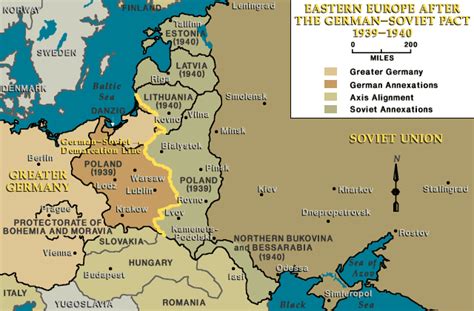 Eastern Europe After The German Soviet Pact 1939 1940