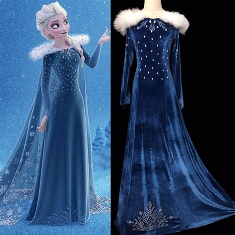 R998 Olafs Frozen Adventure Elsa Dress