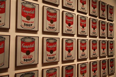 Pintura Famosa Andy Warhol Sopa Clásica Pared Arte Lienzo Cuadros Pared