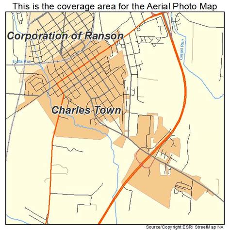 Aerial Photography Map Of Charles Town Wv West Virginia