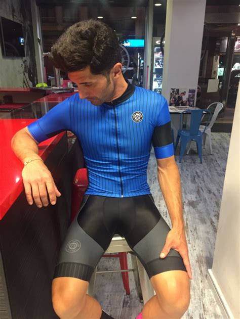 Miami76 Photo Cycling Outfit Lycra Men Mens Swimwear