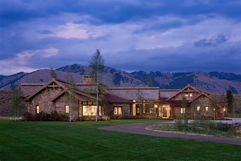 Idyllic Rustic Mountain Retreat Showcases Views Of The Teton Mountains