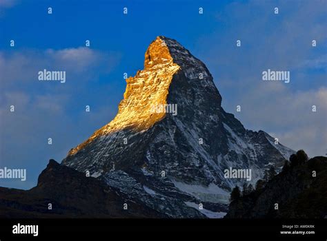Matterhorn Zermatt Valais Switzerland Stock Photo Alamy