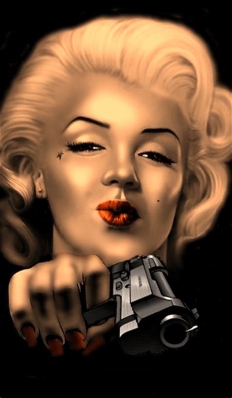 Marilyn Monroe Gangsta Wallpaper Wallpapersafari