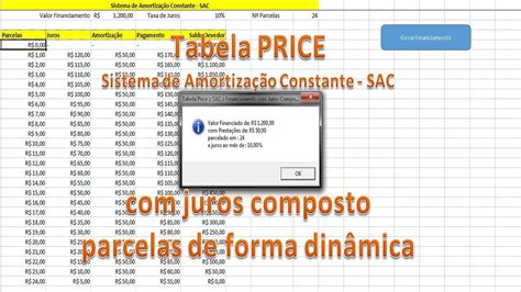 Tabela Price Excel Tabela Price Como Fazer Tabela Price E Sac
