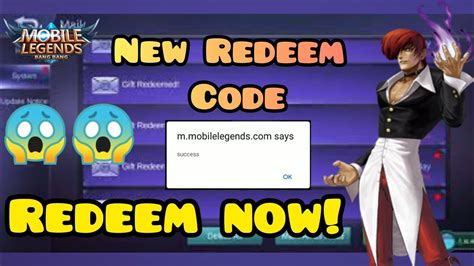 Free redeem codes are often given by moonton for various events, steams, and sometimes as a bonus through diamond purchases. ML New Redeem Code Part 6 l Mobile Legends - YouTube