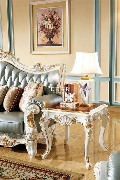 Italian Luxury Classic European Furniture Living Room Sofa Set