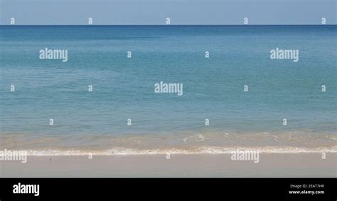 Beautiful Blue Sea Beach And Sky Stock Photo Alamy