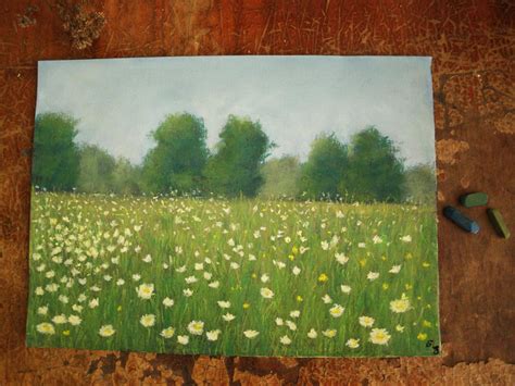 Soft Pastel Painting Pastel Landscape Painting By Ninka1985 On Deviantart