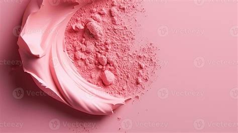 Beauty Pink Make Up Powder Product Texture As Abstract Makeup Cosmetic