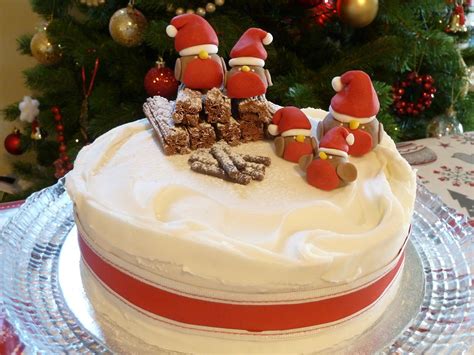 Find out how this idea was translated into something edible. Christmas Cake Inspiration to create Festive Robins Cake ...