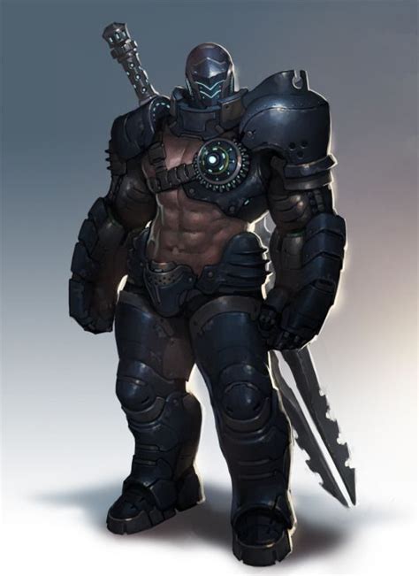 CyberClays Fantasy Character Design Armor Concept Concept Art