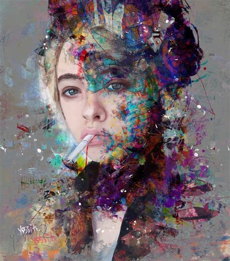 Defiance Acrylic Painting By Yossi Kotler Colorful Paintings