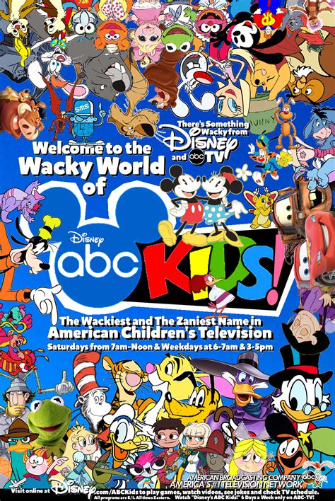 Image Disneys Abc Kids Relaunch Print Ad Welcome To The Wacky