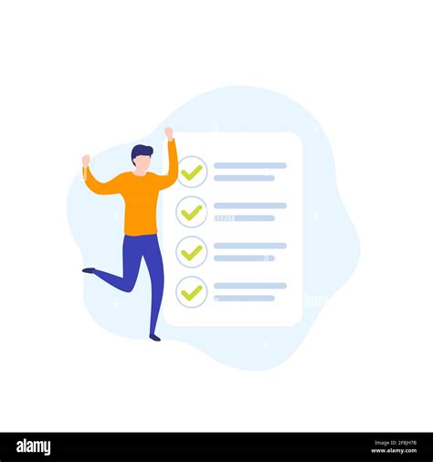 Completed Task To Do List Vector Icon Stock Vector Image And Art Alamy