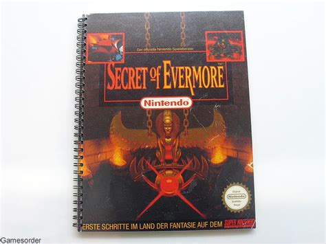 Secret Of Evermore Spieleberater Lösungsbuch Super Nintendo Snes