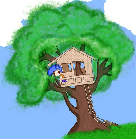 Anime Tree House By Animegirl3 On Deviantart